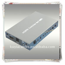 Hochwertiger HIFI 4x1 HDMI Switcher HIFI 4 in 1 aus HDMI Switcher